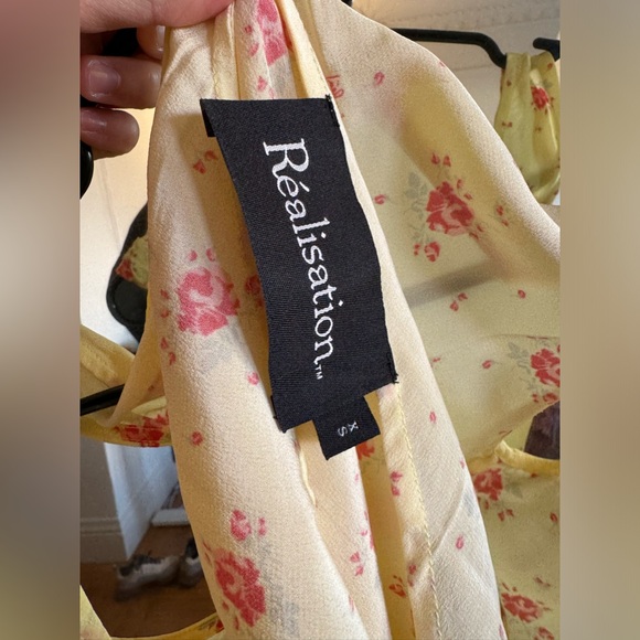 Realisation Par | The Isabelleli | Silk Yellow Dress | Size XS - Picture 4 of 5